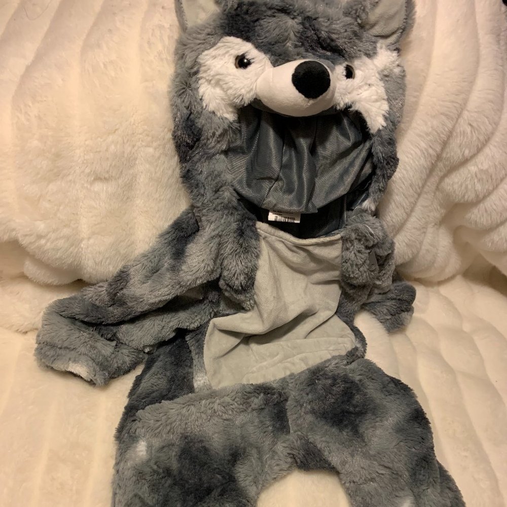 Toddler Fleece One Piece Animal Puppy Dog 6-12mo